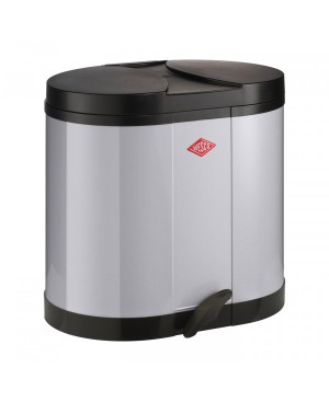 Wesco 170611-76 Eco-Double Bin 170 2x15L Cool Gray