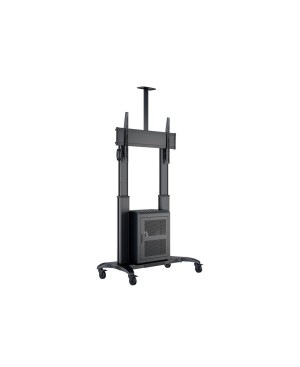 Multibrackets 7350073737680 M Public Floorstand Dual Pillar 180 HD with AV Cabinet