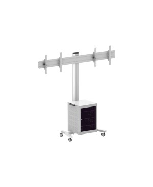 Multibrackets 7350022737778 M Public Display Stand 180 Dual MediaBox4 Silver