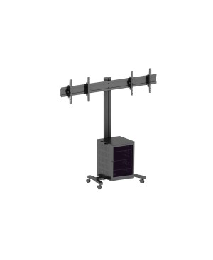 Multibrackets 7350022737785 M Public Display Stand 180 Dual MediaBox4 Black